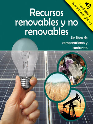 cover image of Recursos renovables y no renovables